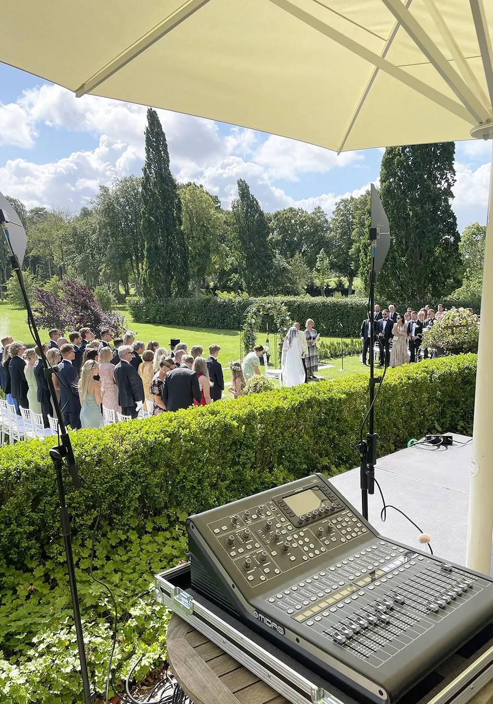 Ljudmixer vid vigsel